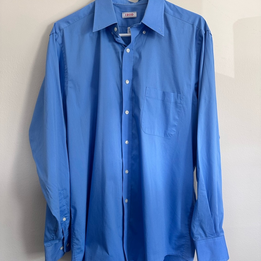 Izod Classic Blue Dress Shirt